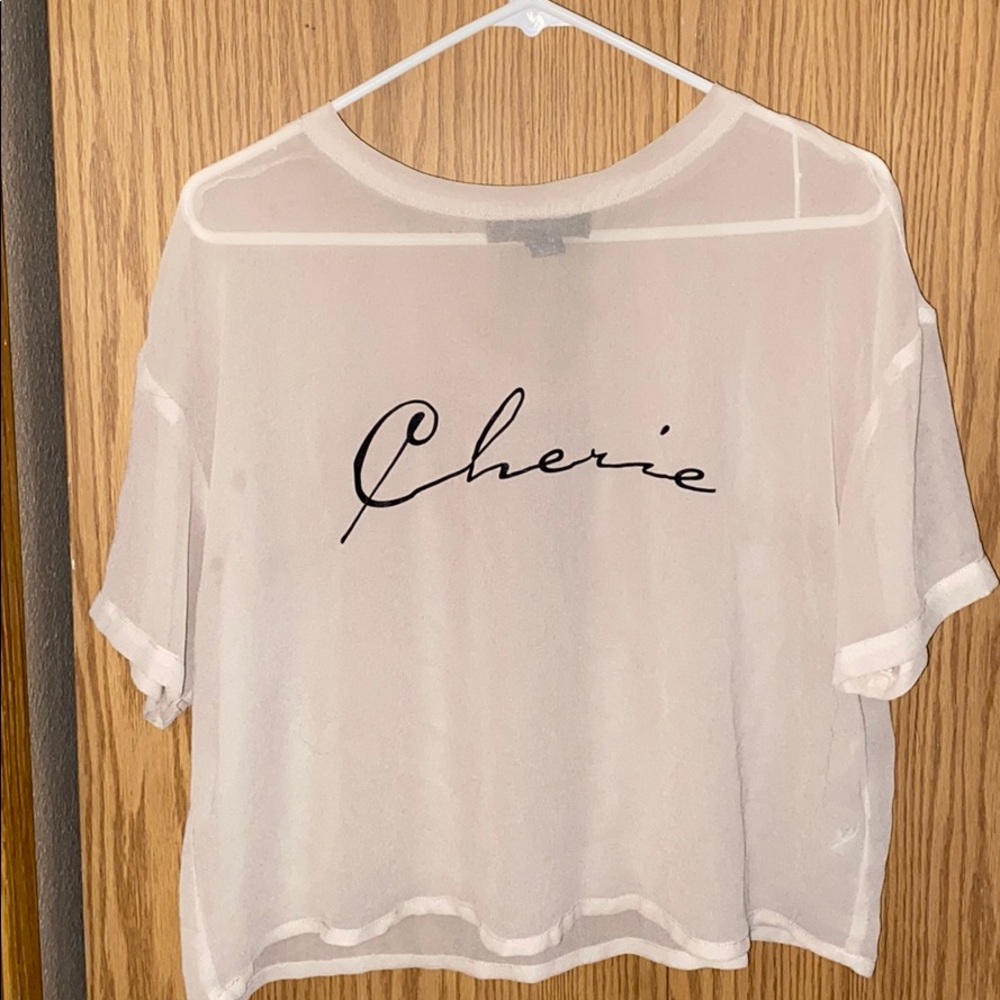 Forever 21 sheer crop
